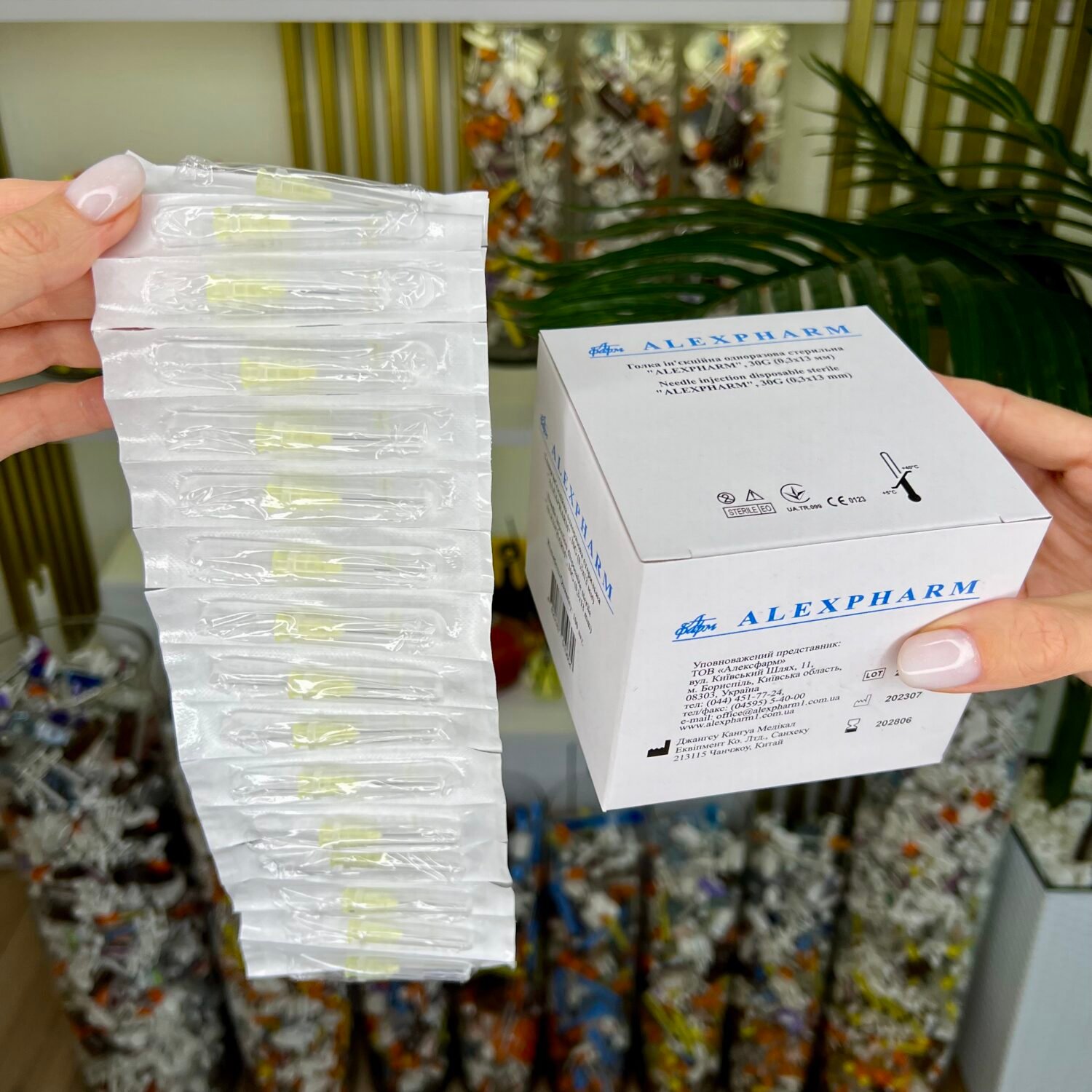 Голки ін'єкційні Alexpharm G-30 0,3 х 13 мм